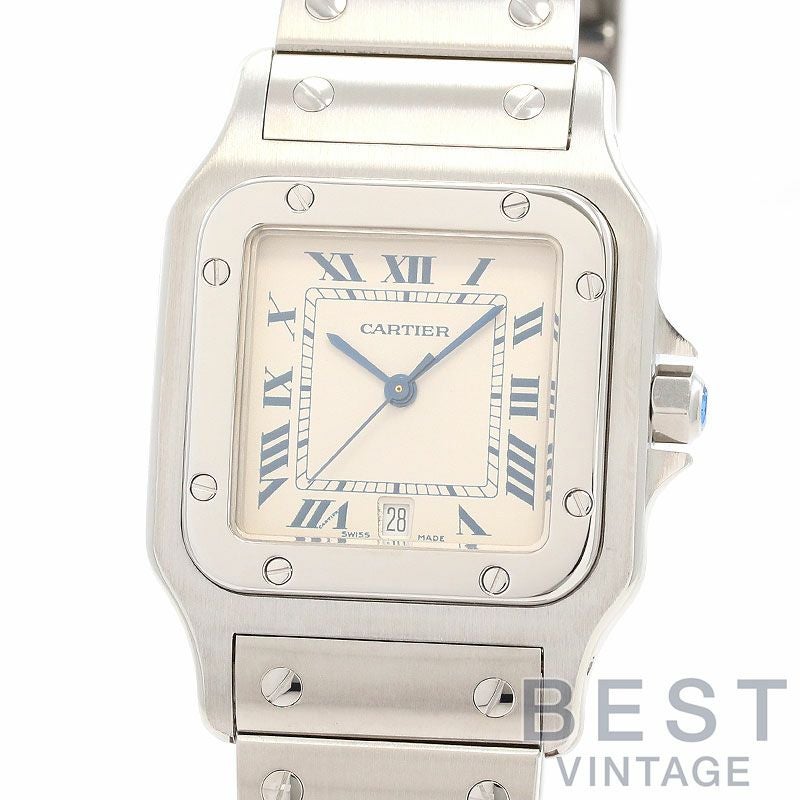 【中古】CARTIER SANTOS GALBEE LARGE MODEL カルティエ サントスガルベLM W20018D6