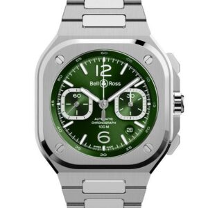 Bell & Ross BR 05 CHRONO GREEN STEEL ベル&ロス BR 05 クロノ グリーン スティール BR05C-GN-ST/SST