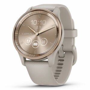 GARMIN vivomove Trend French Gray / Cream Gold ガーミン ヴィヴォムーヴ トレンド フレンチグレー / クリームゴールド 010-02665-72