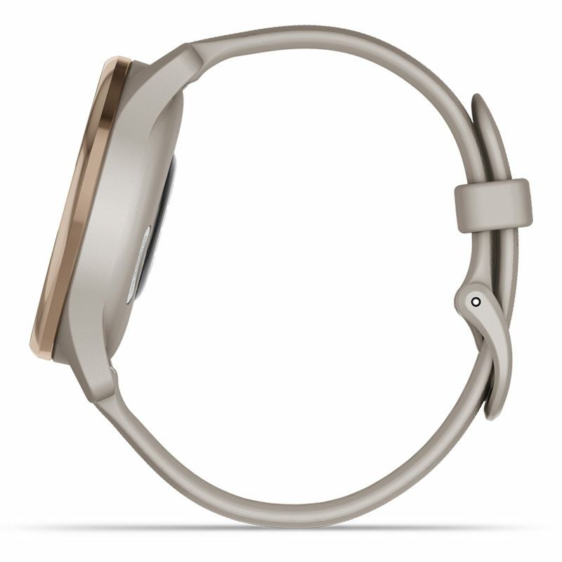 GARMIN vivomove Trend French Gray / Cream Gold ガーミン ヴィヴォムーヴ トレンド フレンチグレー / クリームゴールド 010-02665-72