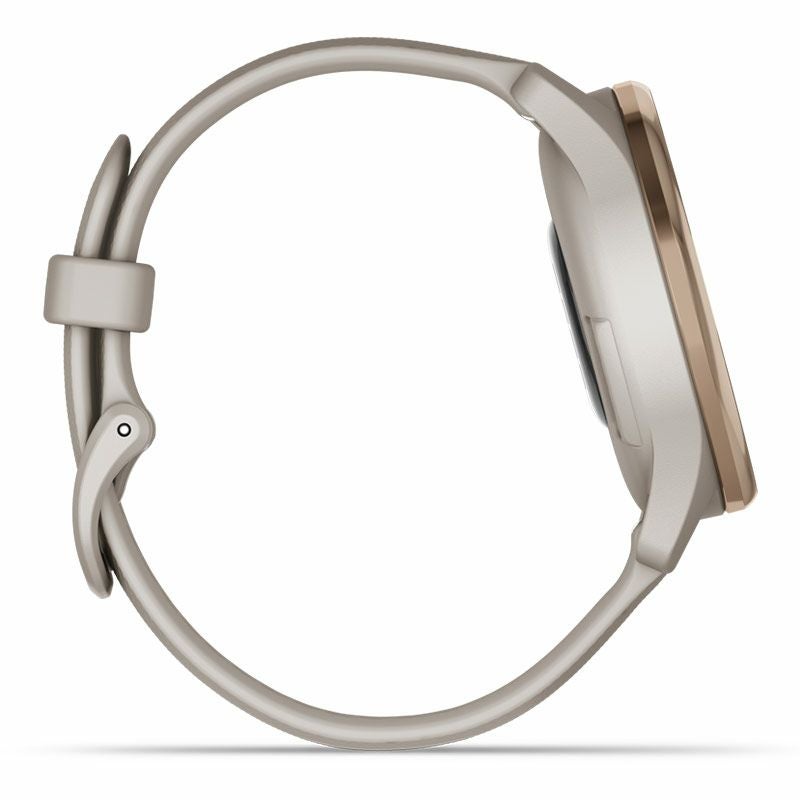GARMIN vivomove Trend French Gray / Cream Gold ガーミン ヴィヴォムーヴ トレンド フレンチグレー / クリームゴールド 010-02665-72