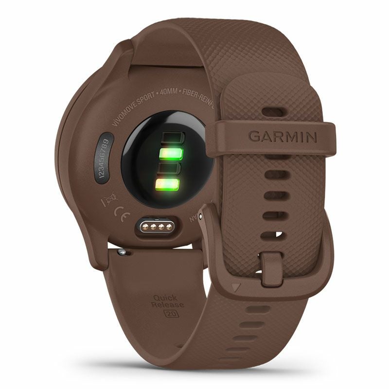 GARMIN vivomove Sport Peach Gold / Cocoa ガーミン ヴィヴォムーブ スポーツ ゴールド / ココア 010-02566-42