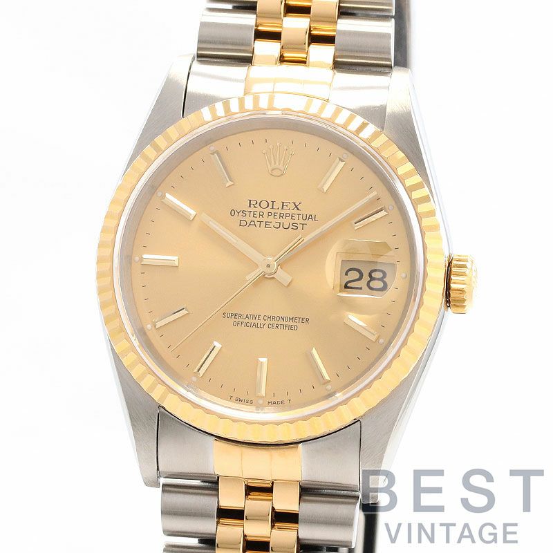 【中古】ROLEX OYSTER PERPETUAL DATE JUST ロレックス オイスター パーペチュアル デイトジャスト 16233
