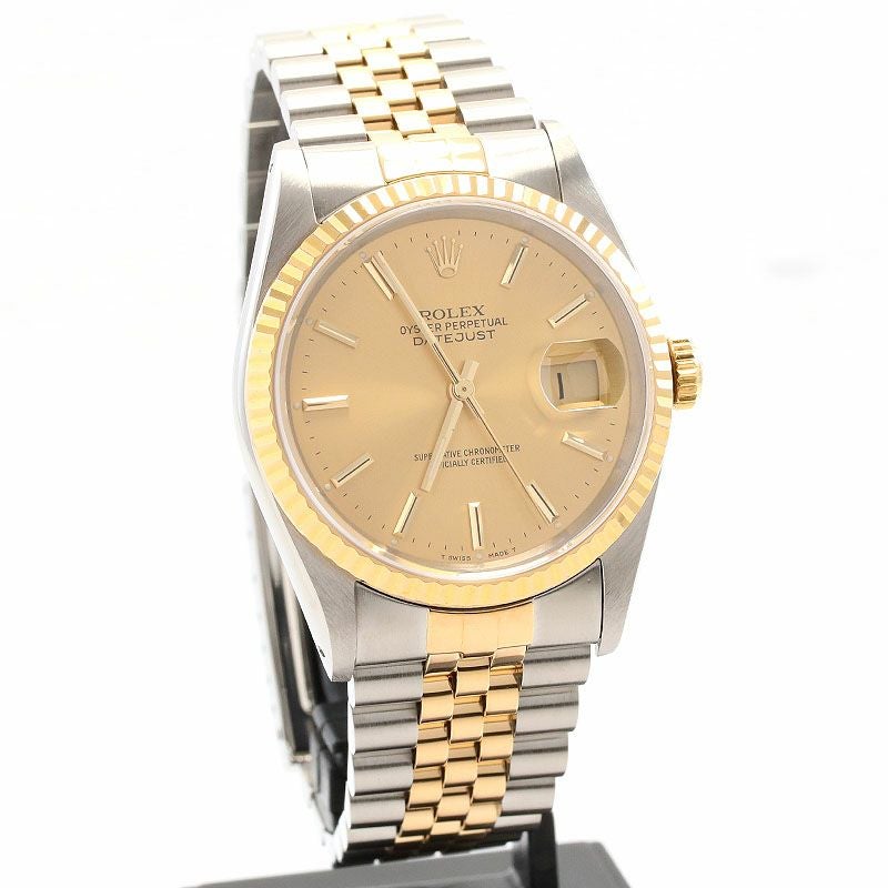 【中古】ROLEX OYSTER PERPETUAL DATE JUST ロレックス オイスター パーペチュアル デイトジャスト 16233