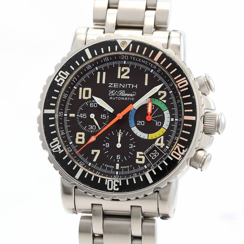 【中古】ZENITH RAINBOW FLYBACK CHRONOGRAPH EL PRIMERO ゼニス レインボーフライバッククロノグラフ エル・プリメロ 02.0480.405/24