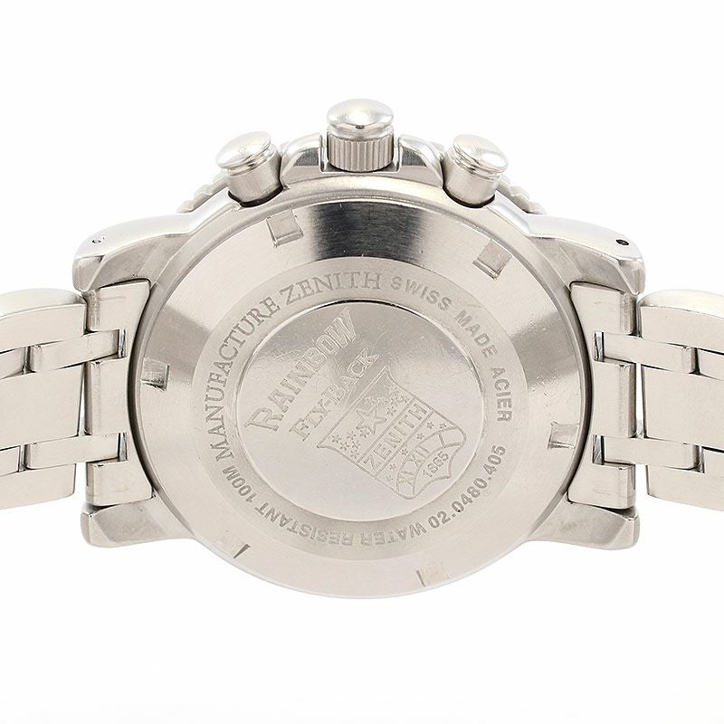 【中古】ZENITH RAINBOW FLYBACK CHRONOGRAPH EL PRIMERO ゼニス レインボーフライバッククロノグラフ エル・プリメロ 02.0480.405/24