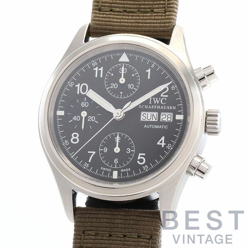 【中古】IWC MECHANICAL FLIEGERUHR CHRONOGRAPH アイ・ダブリュー・シー メカニカルフリーガークロノグラフ IW370603 (3706-003)