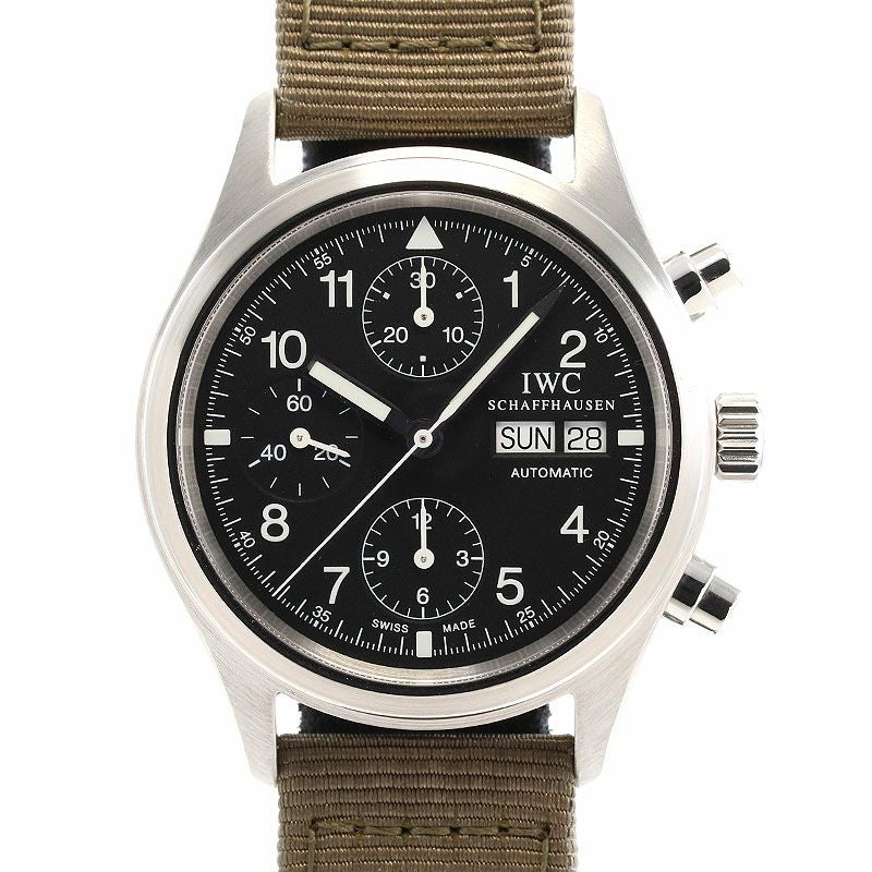 【中古】IWC MECHANICAL FLIEGERUHR CHRONOGRAPH アイ・ダブリュー・シー メカニカルフリーガークロノグラフ IW370603 (3706-003)