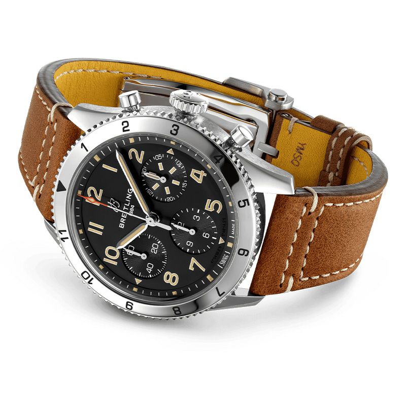 BREITLING CLASSIC AVI CHRONOGRAPH 42 P-51 MUSTANG ブライトリング クラシック アヴィ クロノグラフ 42 P-51 マスタング A233803A1B1X1