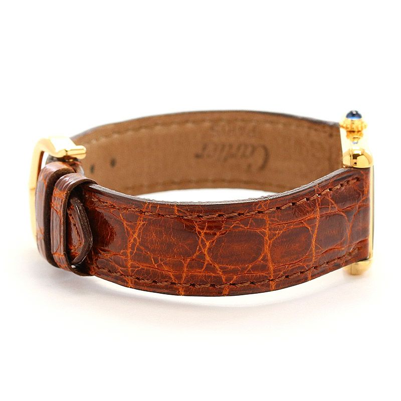 【中古】CARTIER MUST TANK SMALL MODEL VERMEIL カルティエ マストタンク ヴェルメイユ SM W1003153