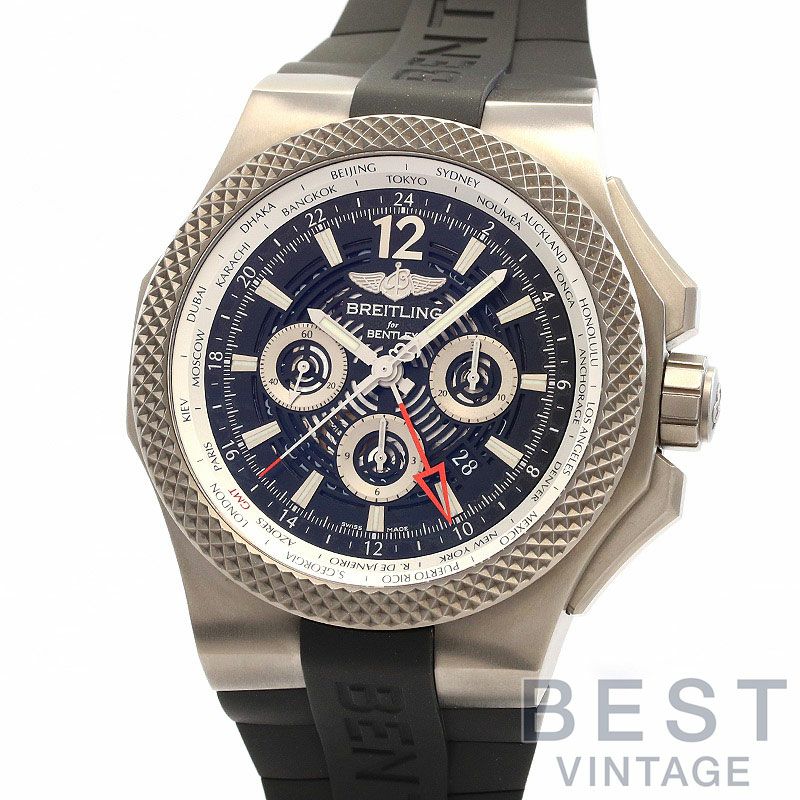 【中古】BREITLING BENTLEY GMT LIGHT BODY B04 ブライトリング ベントレー GMT ライトボディ B04 EB043210/BD23/222S/E20DSA.2 (E049B23MRE)