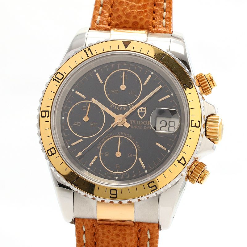 【中古】TUDOR PRINCE DATE CHRONO TIME TIGER チューダー プリンスデイト クロノタイム タイガー 79273P