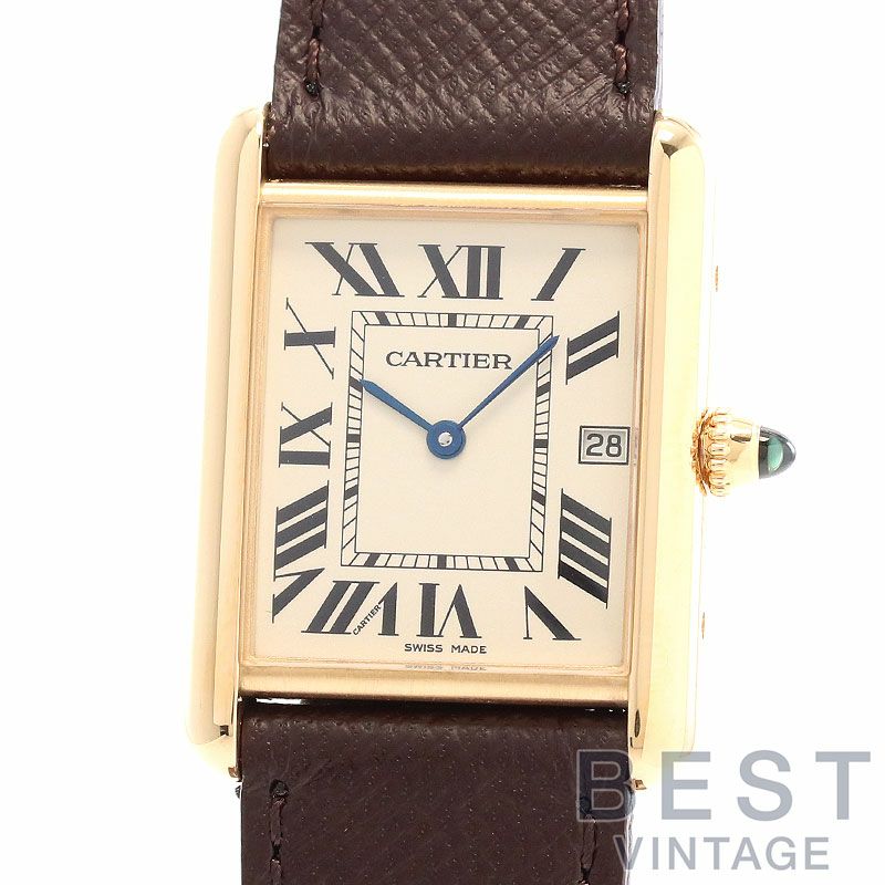 【中古】CARTIER TANK LOUIS CARTIER WATCH LARGE MODEL カルティエ タンクルイカルティエ LM W1529756