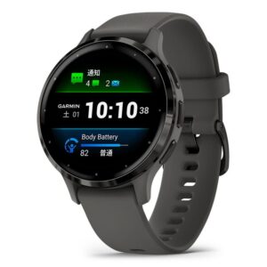GARMIN Venu 3S Black Sesame / Slate ガーミン ヴェニュー 3S ブラックセサミ / スレート 010-02785-40