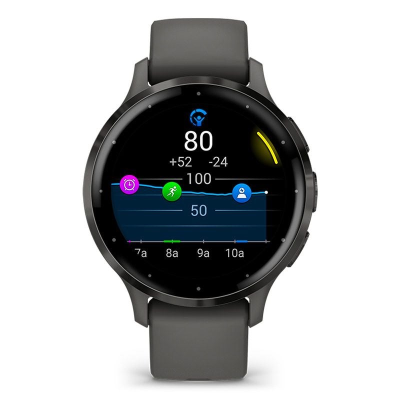 GARMIN Venu 3S Black Sesame / Slate ガーミン ヴェニュー 3S ブラックセサミ / スレート 010-02785-40