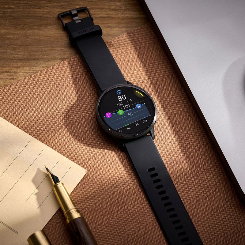 GARMIN Venu 3S Black Sesame / Slate ガーミン ヴェニュー 3S ブラックセサミ / スレート 010-02785-40