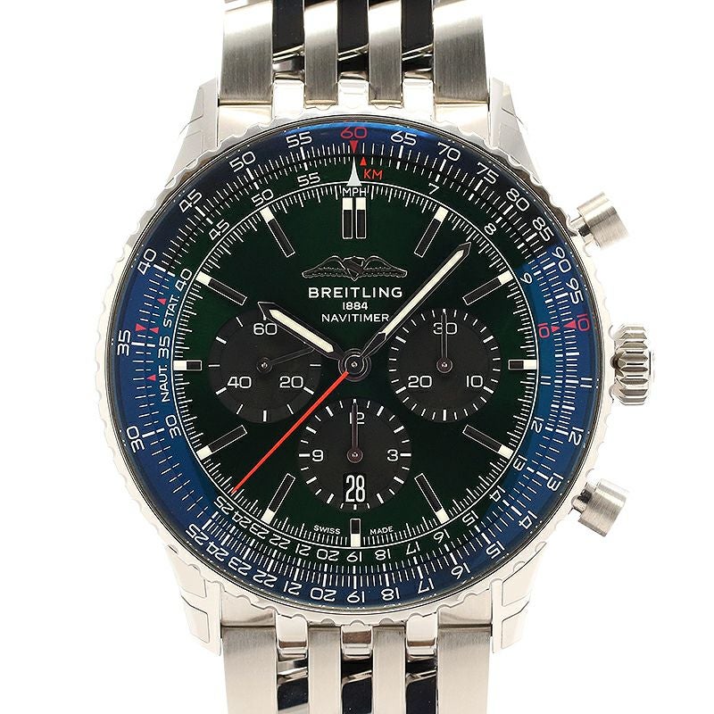 【中古】BREITLING NAVITIMER B01 CHRONOGRAPH 46 ブライトリング ナビタイマーB01 クロノグラフ46 AB0137241L1A1