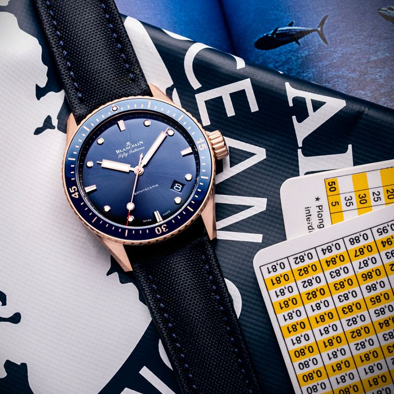 BLANCPAIN FIFTY FATHOMS BATHYSCAPHE ブランパン フィフティ ファゾムス バチスカーフ 5000-36S40-O52A