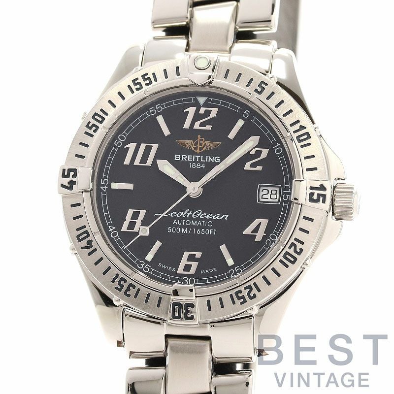 【中古】BREITLING COLT OCEAN AUTO ブライトリング コルトオーシャン オート A17350 (A186B14TA)