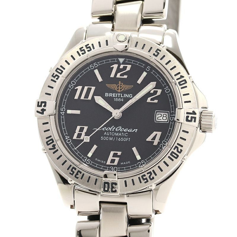 【中古】BREITLING COLT OCEAN AUTO ブライトリング コルトオーシャン オート A17350 (A186B14TA)