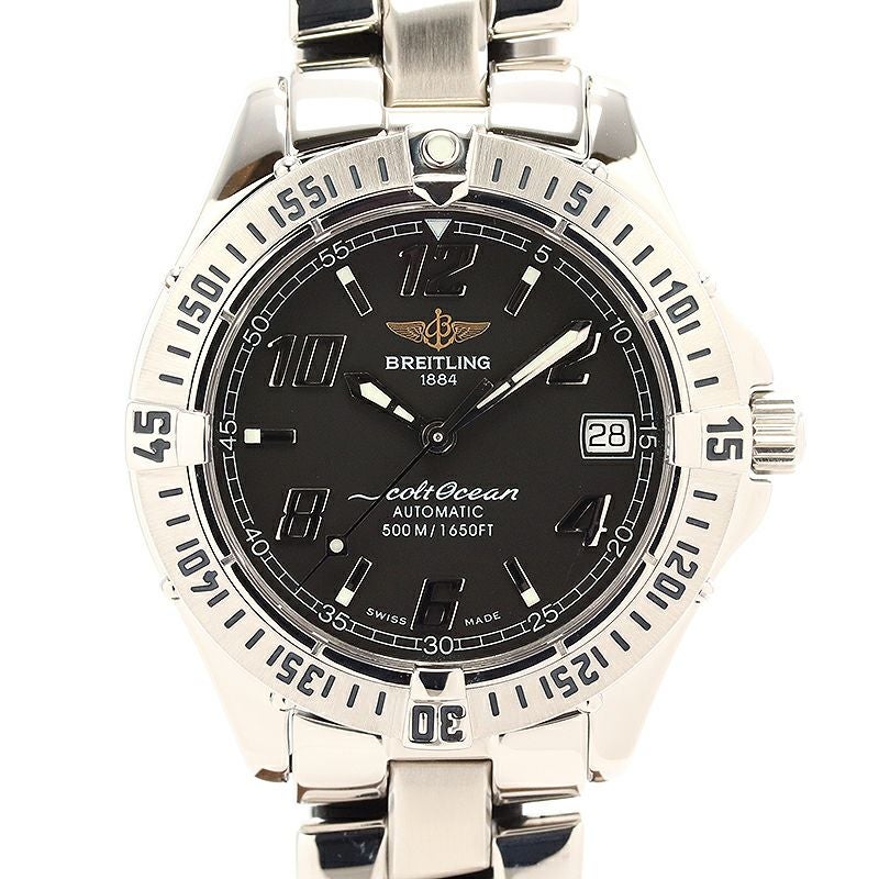 【中古】BREITLING COLT OCEAN AUTO ブライトリング コルトオーシャン オート A17350 (A186B14TA)