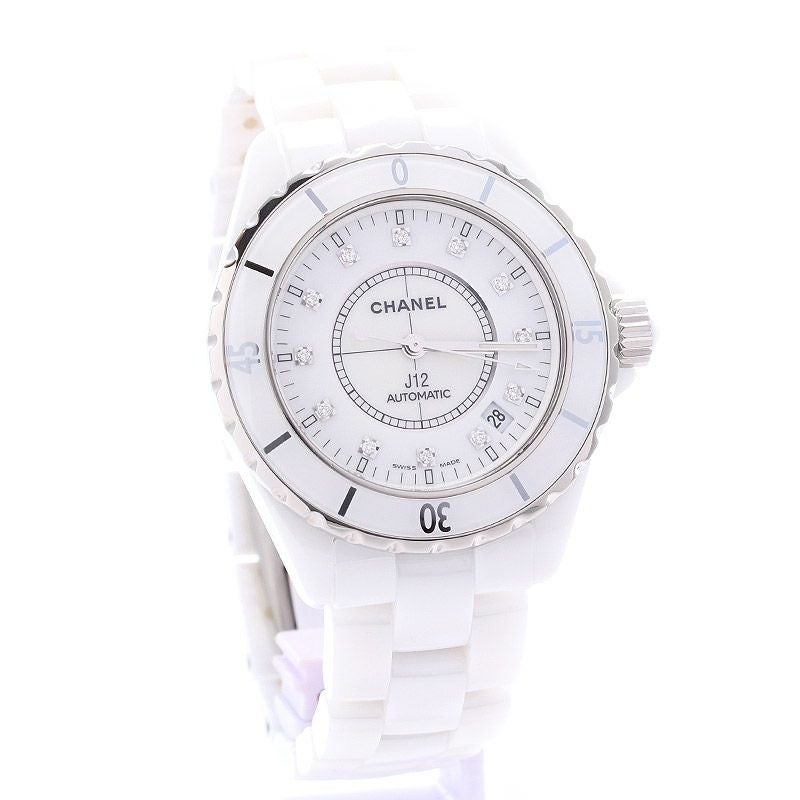 【中古】CHANEL J12 WHITE CERAMIC AUTOMATIC 38MM シャネル J12 ホワイトセラミック オートマティック 38MM H1629