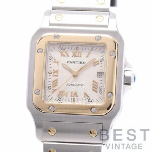 【中古】CARTIER SANTOS GALBEE LARGE MODEL 20TH ANNIVERSARY EDITION カルティエ サントスガルベLM 20周年記念モデル W20041C4