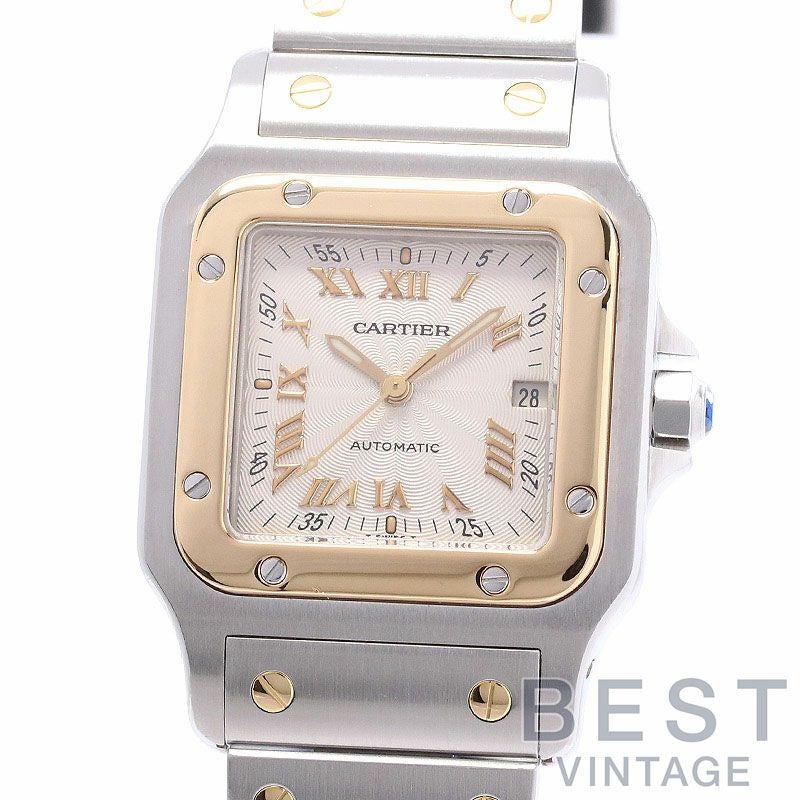 【中古】CARTIER SANTOS GALBEE LARGE MODEL 20TH ANNIVERSARY EDITION カルティエ サントスガルベLM 20周年記念モデル W20041C4