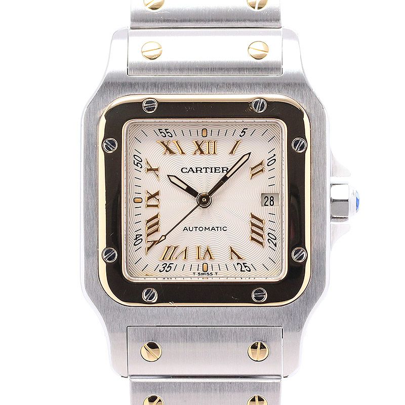 【中古】CARTIER SANTOS GALBEE LARGE MODEL 20TH ANNIVERSARY EDITION カルティエ サントスガルベLM 20周年記念モデル W20041C4