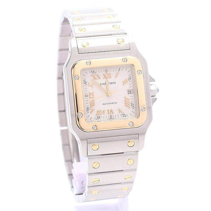 【中古】CARTIER SANTOS GALBEE LARGE MODEL 20TH ANNIVERSARY EDITION カルティエ サントスガルベLM 20周年記念モデル W20041C4