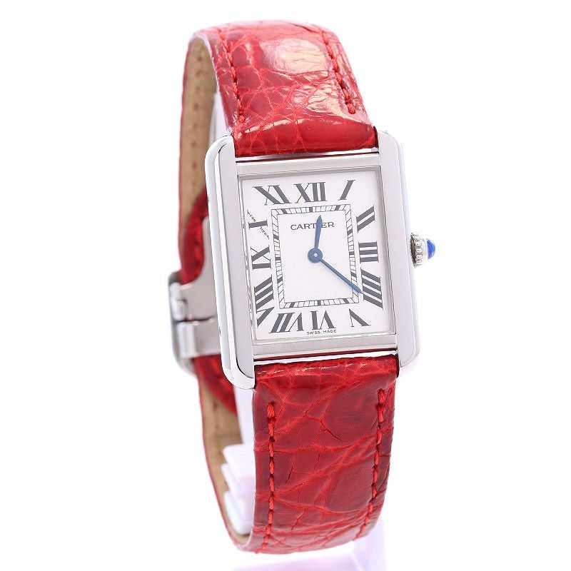 【中古】CARTIER TANK SOLO SMALL MODEL カルティエ タンクソロSM W1018255