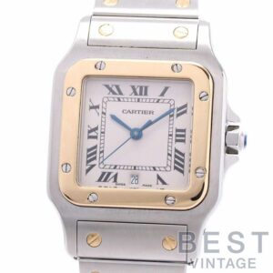 【中古】CARTIER SANTOS GALBEE LARGE MODEL カルティエ サントスガルベLM W20011C4