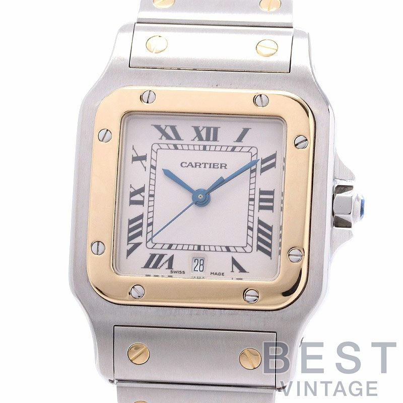 【中古】CARTIER SANTOS GALBEE LARGE MODEL カルティエ サントスガルベLM W20011C4