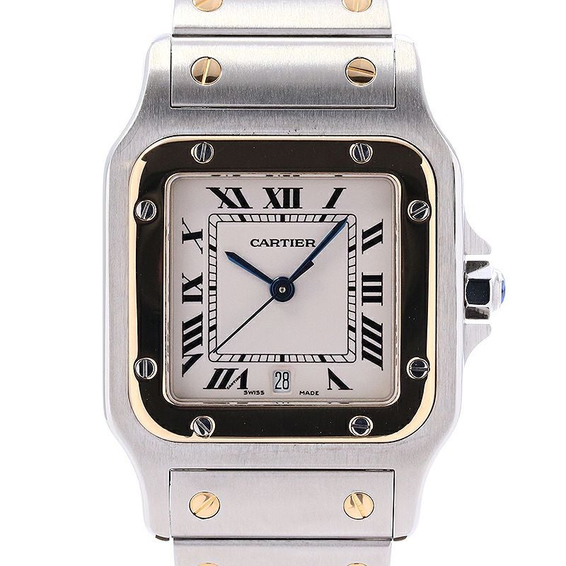 【中古】CARTIER SANTOS GALBEE LARGE MODEL カルティエ サントスガルベLM W20011C4