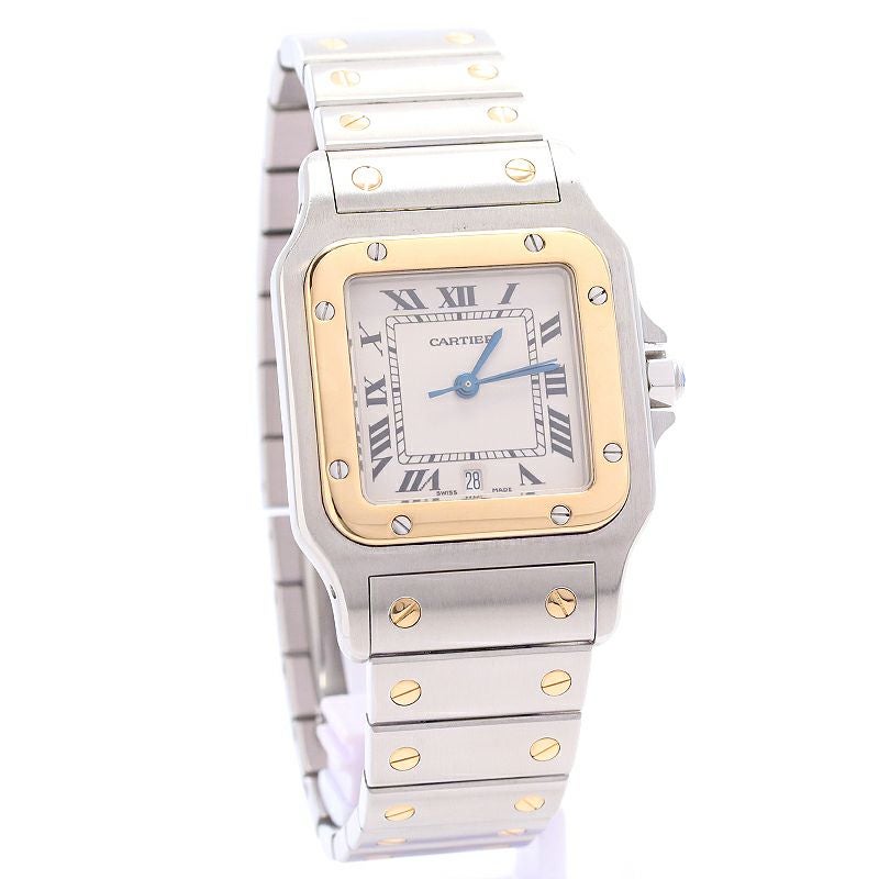 【中古】CARTIER SANTOS GALBEE LARGE MODEL カルティエ サントスガルベLM W20011C4