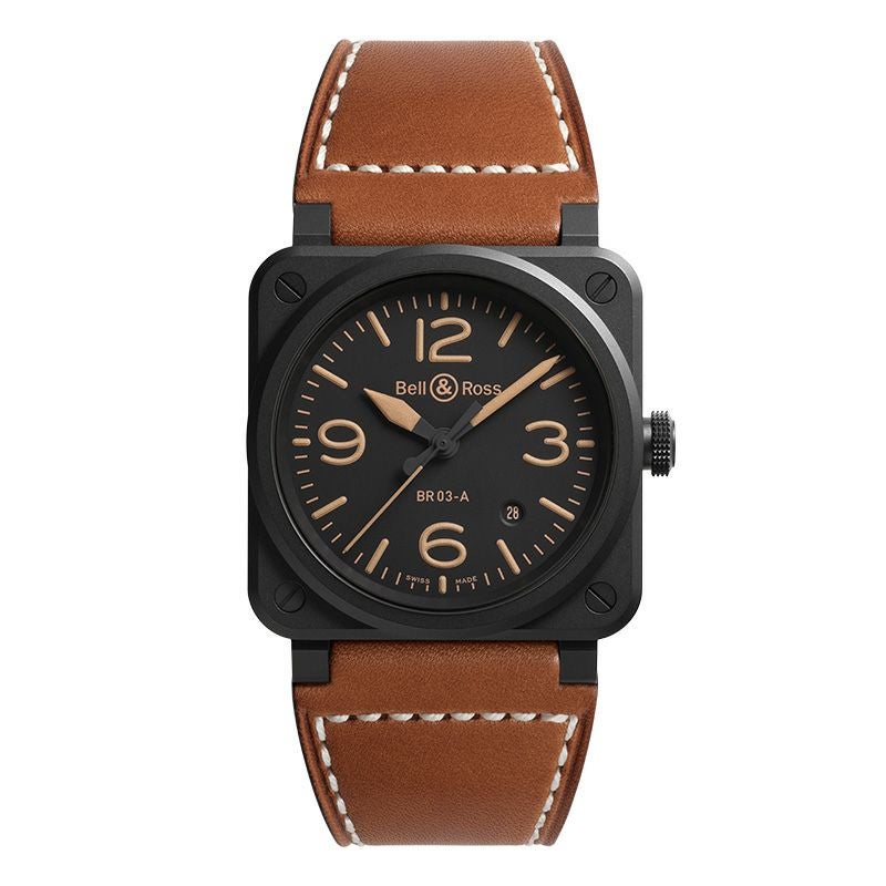 Bell & Ross BR 03 HERITAGE ベル&ロス BR 03 ヘリテージ BR03A-HER-CE/SCA