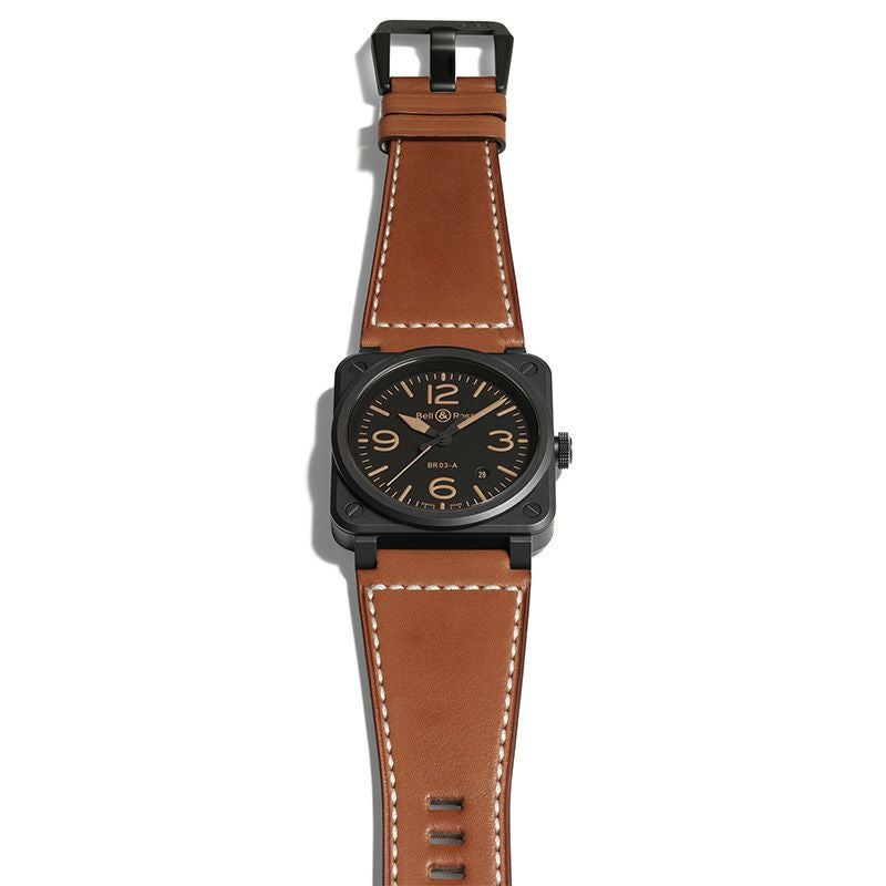 Bell & Ross BR 03 HERITAGE ベル&ロス BR 03 ヘリテージ BR03A-HER-CE/SCA