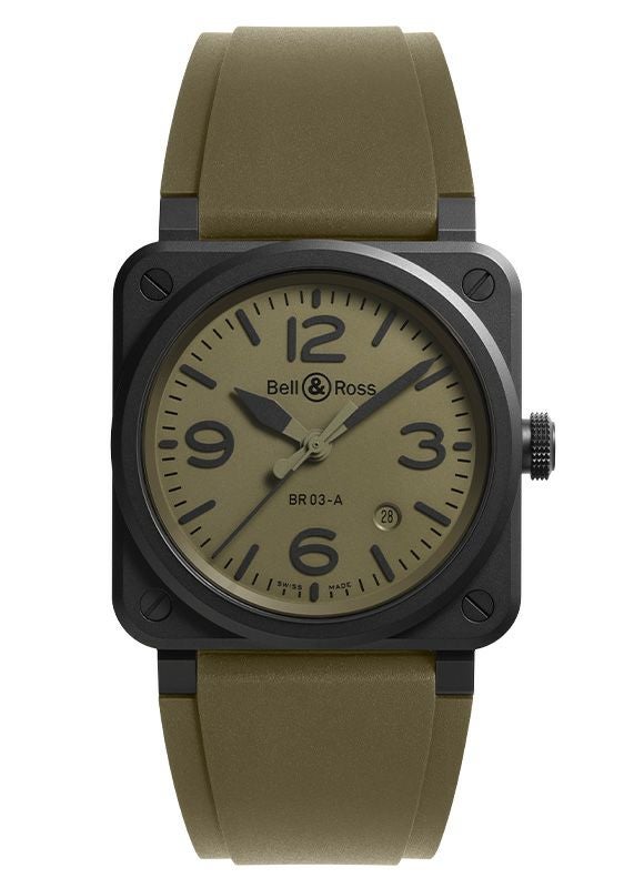 Bell & Ross BR 03 MILITARY CERAMIC ベル&ロス BR 03 ミリタリー セラミック BR03A-MIL-CE/SRB