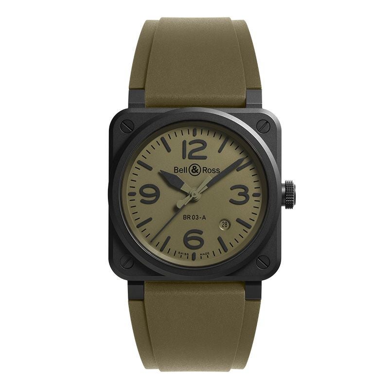 Bell & Ross BR 03 MILITARY CERAMIC ベル&ロス BR 03 ミリタリー セラミック BR03A-MIL-CE/SRB