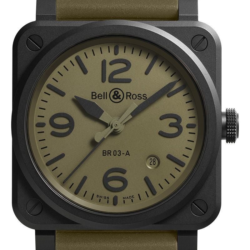 Bell & Ross BR 03 MILITARY CERAMIC ベル&ロス BR 03 ミリタリー セラミック BR03A-MIL-CE/SRB