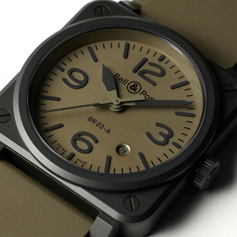 Bell & Ross BR 03 MILITARY CERAMIC ベル&ロス BR 03 ミリタリー セラミック BR03A-MIL-CE/SRB
