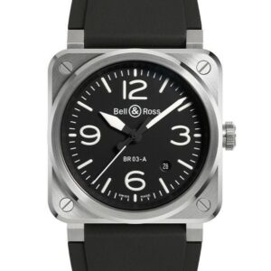 Bell & Ross BR 03 BLACK STEEL ベル&ロス BR 03 ブラック スティール BR03A-BL-ST/SRB