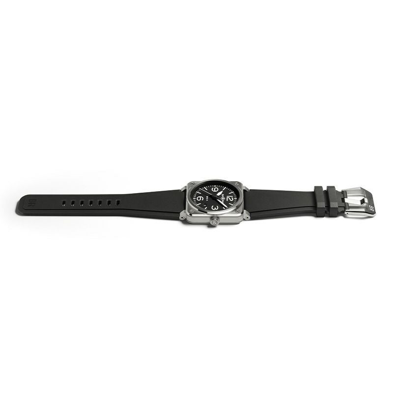 Bell & Ross BR 03 BLACK STEEL ベル&ロス BR 03 ブラック スティール BR03A-BL-ST/SRB