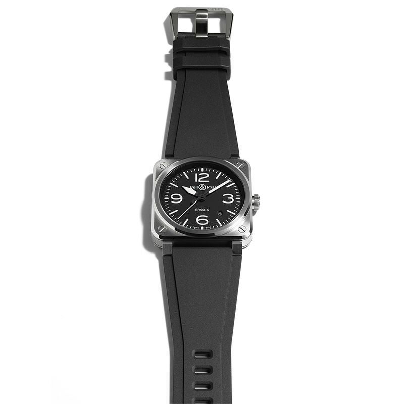 Bell & Ross BR 03 BLACK STEEL ベル&ロス BR 03 ブラック スティール BR03A-BL-ST/SRB