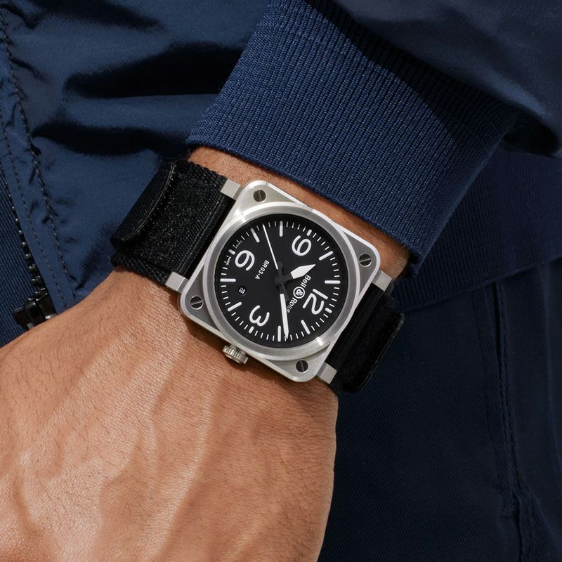 Bell & Ross BR 03 BLACK STEEL ベル&ロス BR 03 ブラック スティール BR03A-BL-ST/SRB