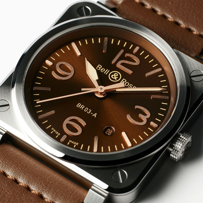 Bell & Ross BR 03 GOLDEN HERITAGE ベル&ロス BR 03 ゴールデン ヘリテージ BR03A-GH-ST/SCA