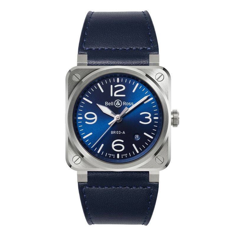 Bell & Ross BR 03 BLUE STEEL ベル&ロス BR 03 クロノ ブルー スティール BR03A-BLU-ST/SCA