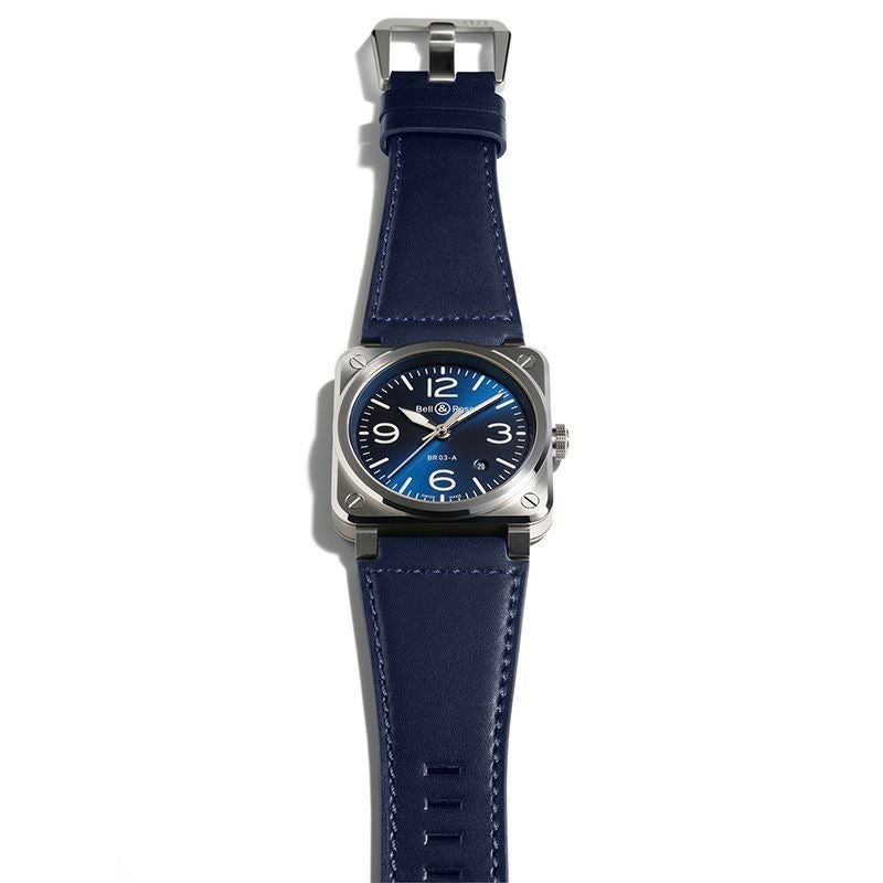 Bell & Ross BR 03 BLUE STEEL ベル&ロス BR 03 クロノ ブルー スティール BR03A-BLU-ST/SCA