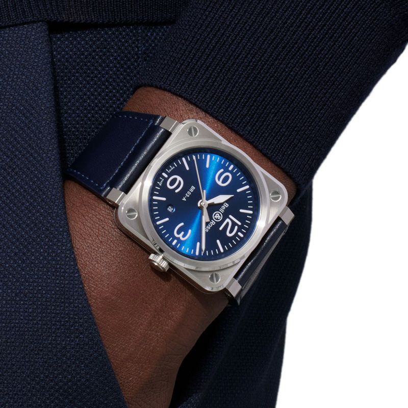 Bell & Ross BR 03 BLUE STEEL ベル&ロス BR 03 クロノ ブルー スティール BR03A-BLU-ST/SCA
