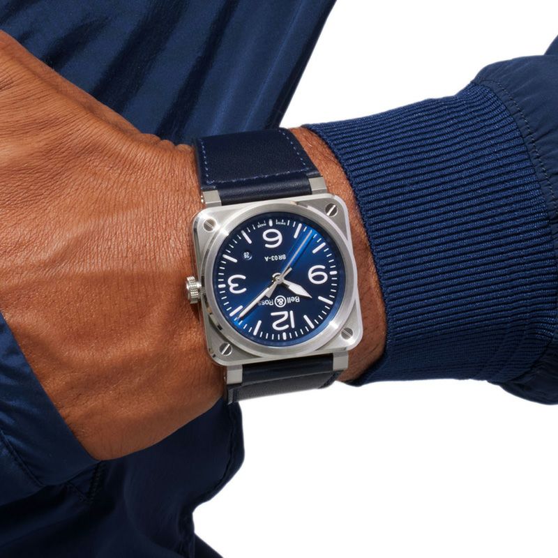 Bell & Ross BR 03 BLUE STEEL ベル&ロス BR 03 クロノ ブルー スティール BR03A-BLU-ST/SCA
